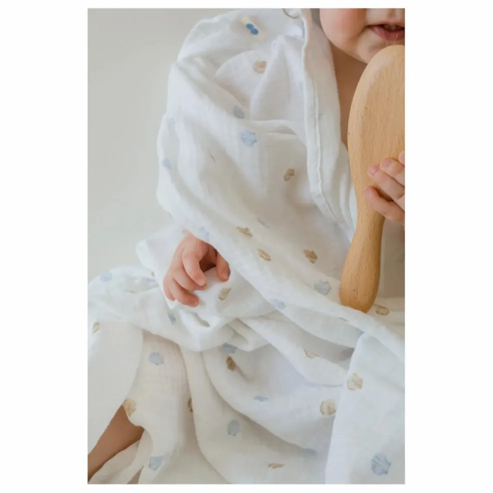 Lange d'emmaillotage Seaside en coton bio | Seaside