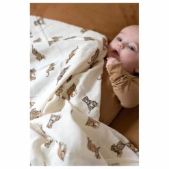 Lange en mousseline de coton | Blanc