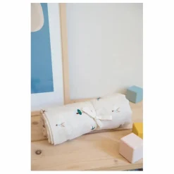 Lange en mousseline de coton | Blanc