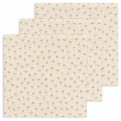 Langes en coton bio Pipa Petite - Set de 3 | Rose poudré