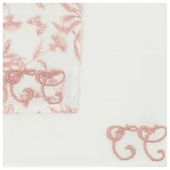 Langes Toile de Jouy - Set de 2 | Rose pêche