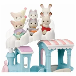Le petit train à vapeur et bébé Fennec