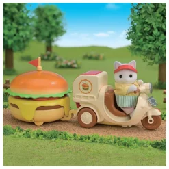 Le stand de hamburgers