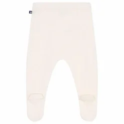 Legging Avec Pieds Maille Laine | Ecru