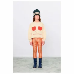 Legging Brillant Rayé | Rouge