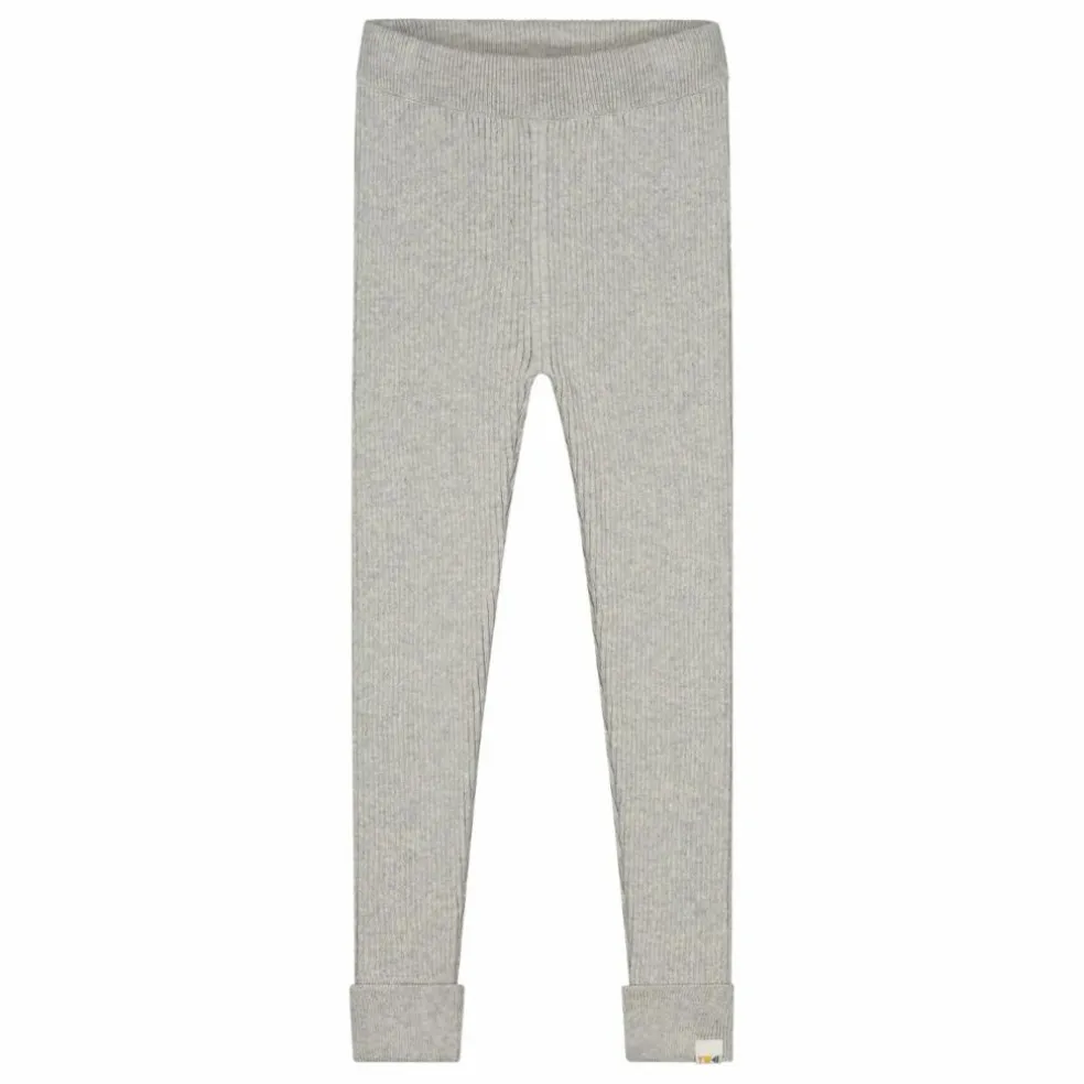 Legging Côtelé Coton Bio | Gris
