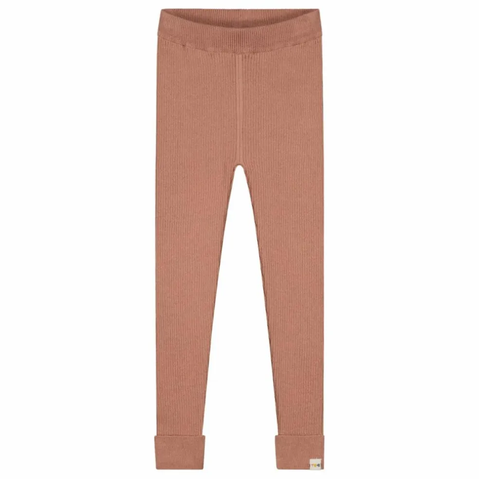 Legging Côtelé Coton Bio | Rose pâle