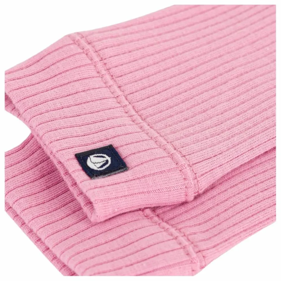 Legging Côtelé Logo Coton Bio | Rose bonbon
