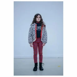 Legging Cœurs Coton Bio | Sanguine