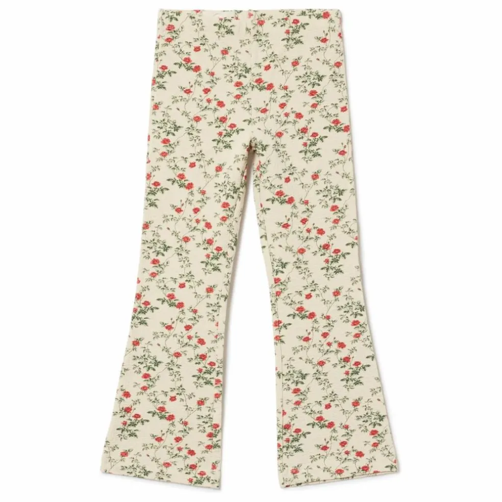 Legging Flare Petit Rose | Ecru