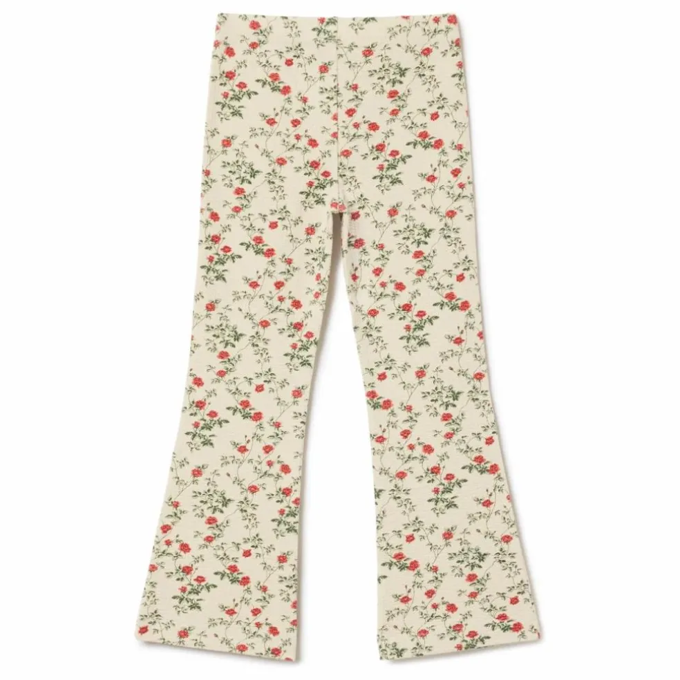 Legging Flare Petit Rose | Ecru