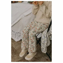 Legging Flare Petit Rose | Ecru