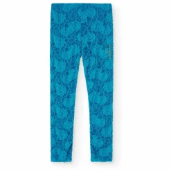 Legging Lace Alligator Dentelle | Bleu