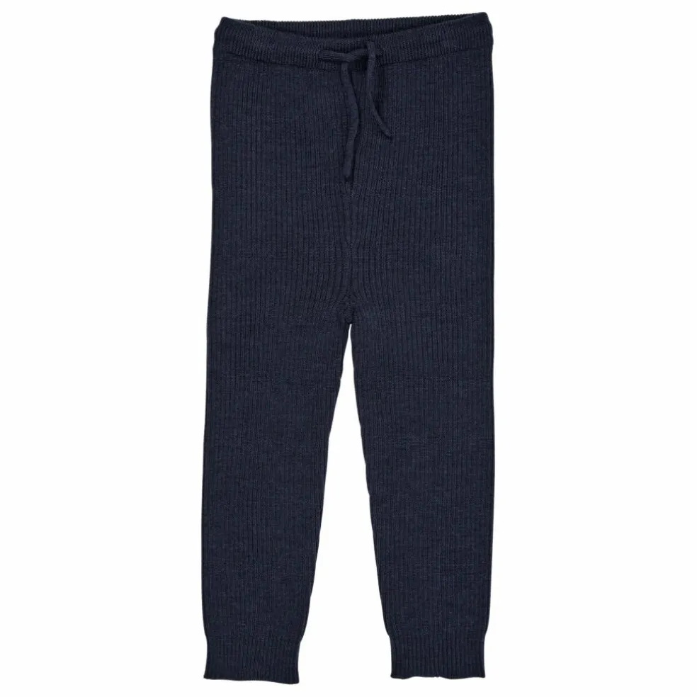 Legging Laine Mérinos | Bleu marine