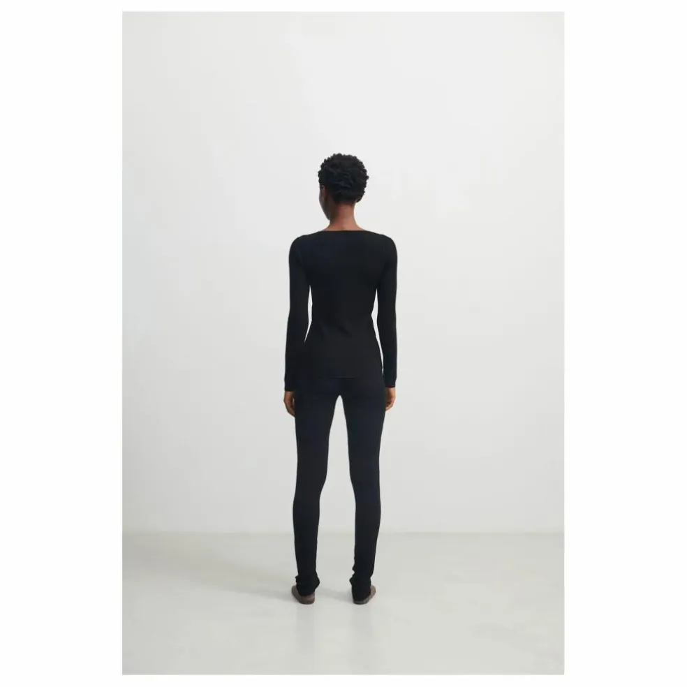 Legging Laine Mérinos - Collection Femme | Noir