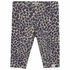 Legging Léopard Baby Coton Bio | Beige chiné