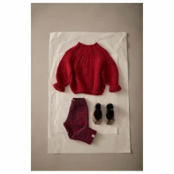 Legging Léopard Baby Coton Bio | Rouge