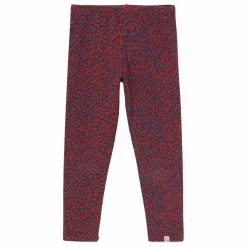Legging Léopard Coton Bio | Rouge