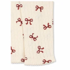 Legging Minnie Nœuds Pointelle Coton Bio | Beige