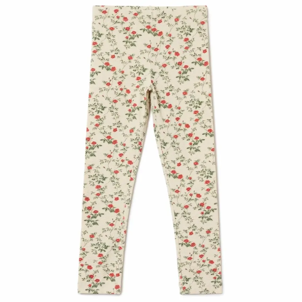 Legging Petit Rose Mini | Ecru