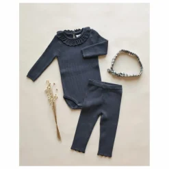 Legging Pointelle | Bleu marine