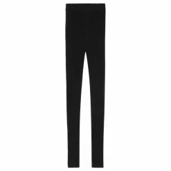 Legging Pointelle Laine Mérinos - Collection Femme | Noir