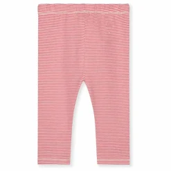 Legging Rayé Coton Bio Bébé | Rose fuschia