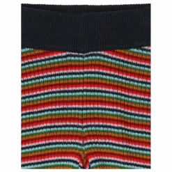 Legging Rayé Laine de Mérinos Bébé | Bleu marine