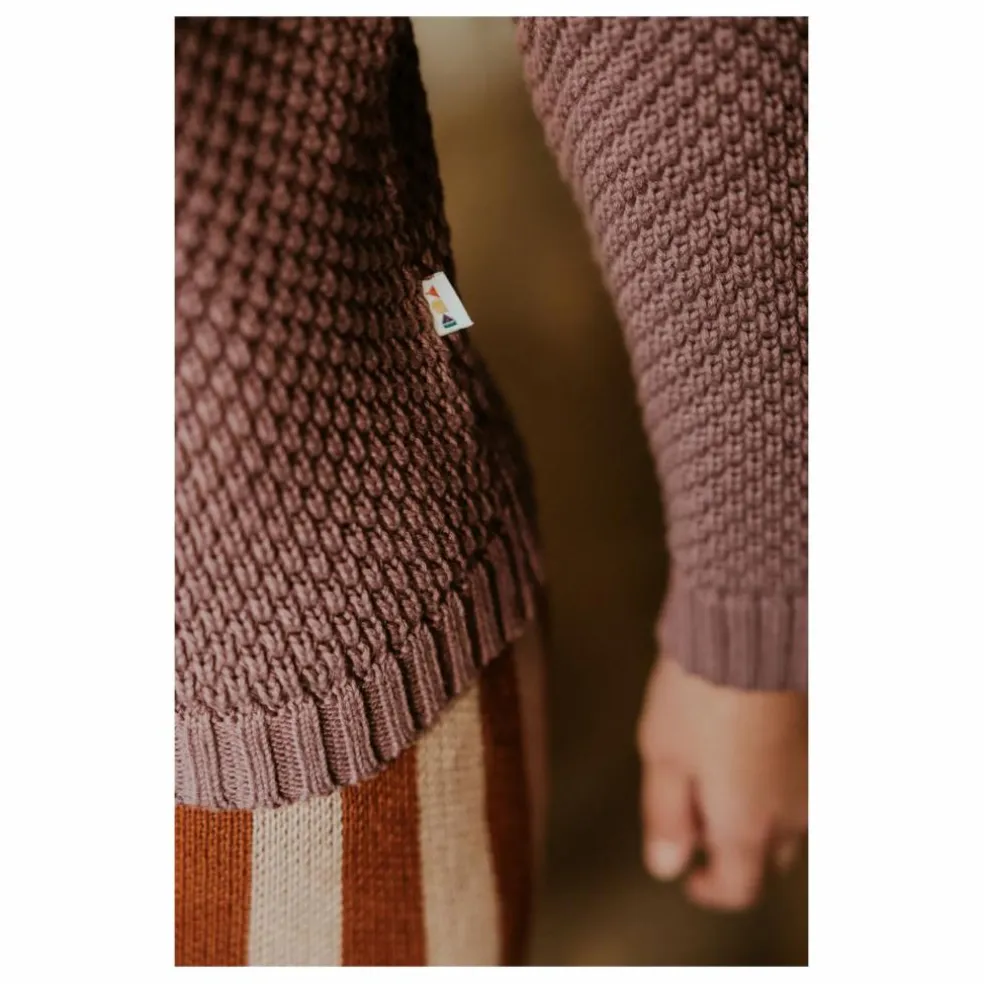 Legging Rayures Coton Bio | Caramel