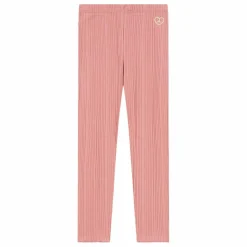 Legging rib coton bio | Blush