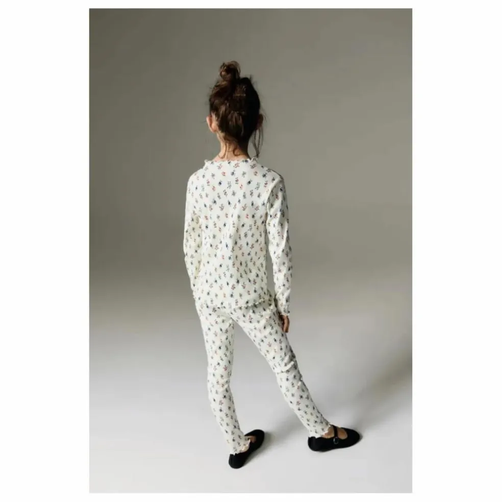 Legging Singapore Mini Blossom Baby | Ecru