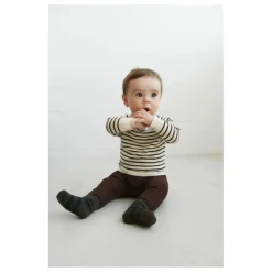 Legging Uni Laine de Mérinos | Marron