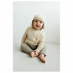Legging Uni Laine de Mérinos | Beige chiné