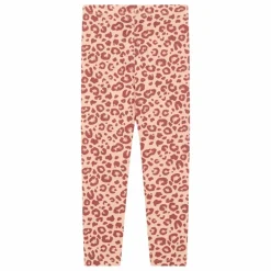 Legging velours imprimé animal | Rose
