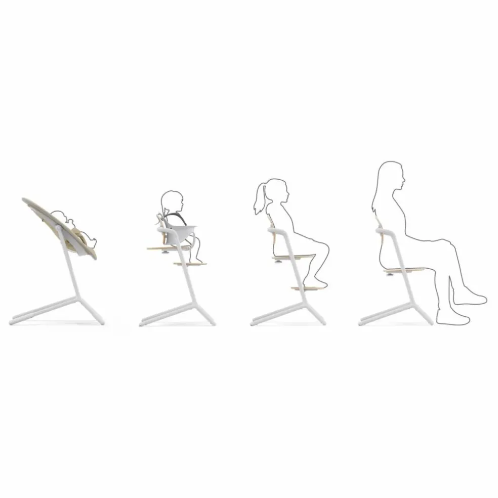 Lemo - Chaise haute 4 en 1