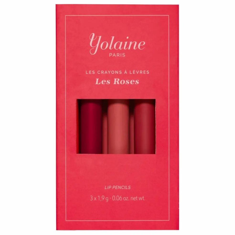 Les Crayons à lèvres - Les Roses - Set de 3