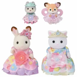 Les princesses en robes à fleurs