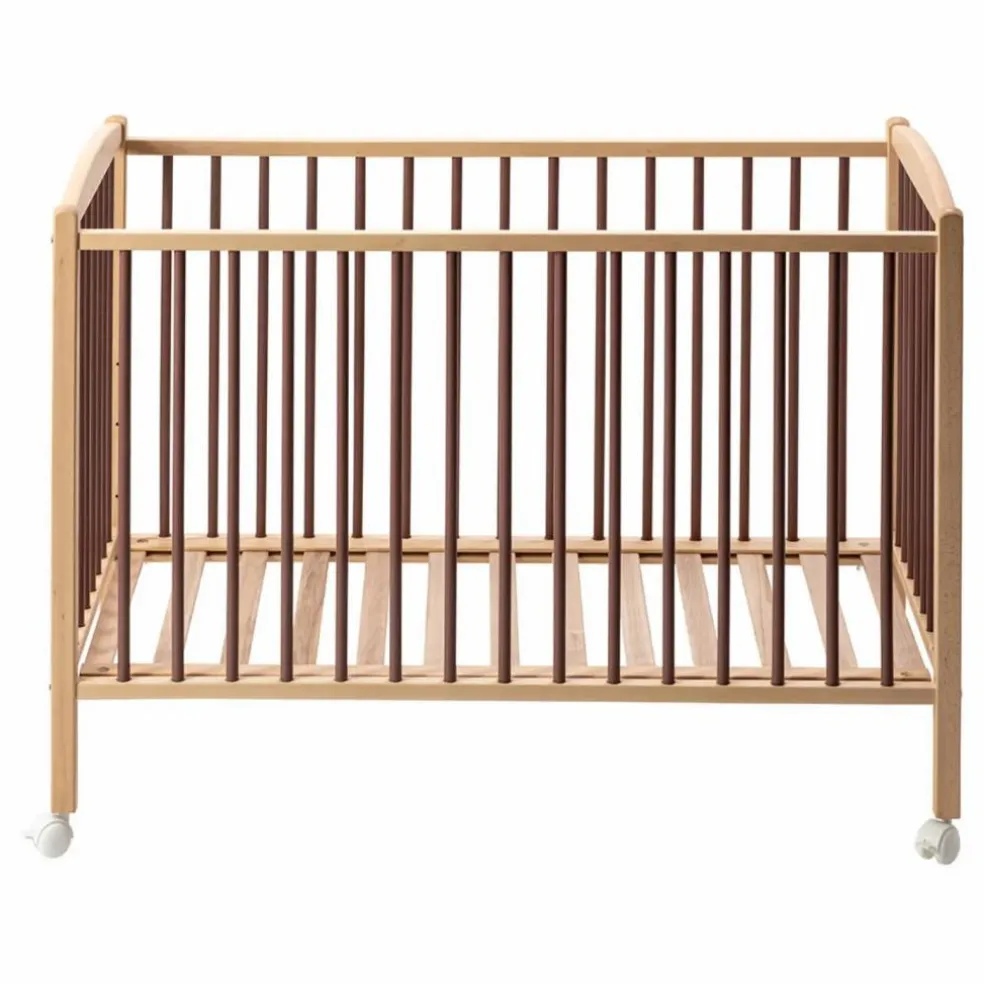 Lit bébé Arthur 60x120 cm | Vieux Rose
