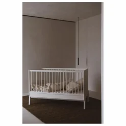 Lit bébé Ashi 60x120 cm | Crème