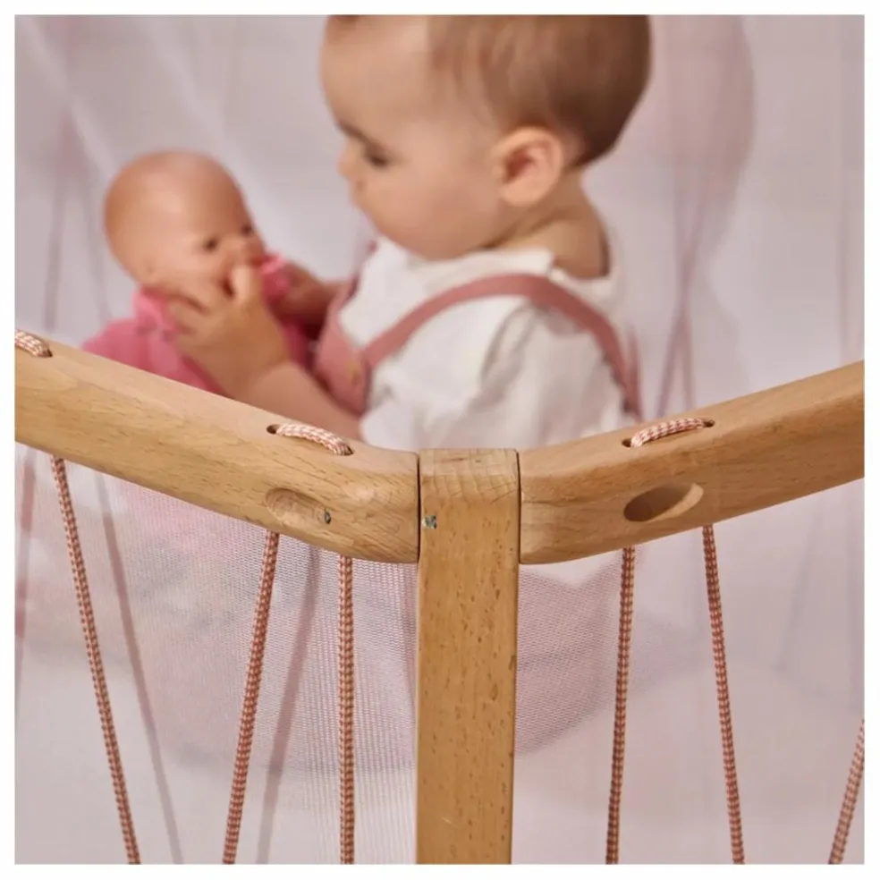 Lit bébé évolutif Kimi | Bois de rose