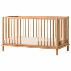 Lit bébé évolutif 70x140 Latitude et extension lit junior | Chêne