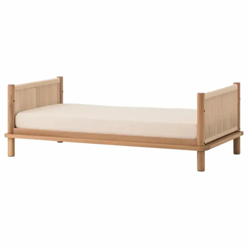 Lit bébé évolutif 70x140 Latitude et extension lit junior | Chêne