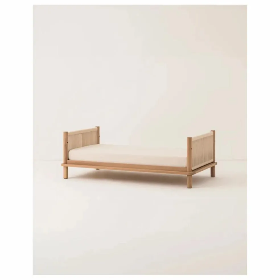 Lit bébé évolutif 70x140 Latitude et extension lit junior | Chêne