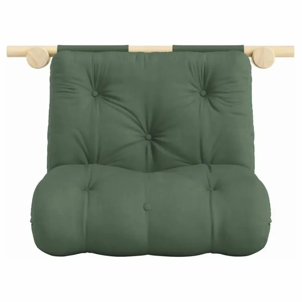 Lit d'appoint Hooked 75x200 cm | Vert olive