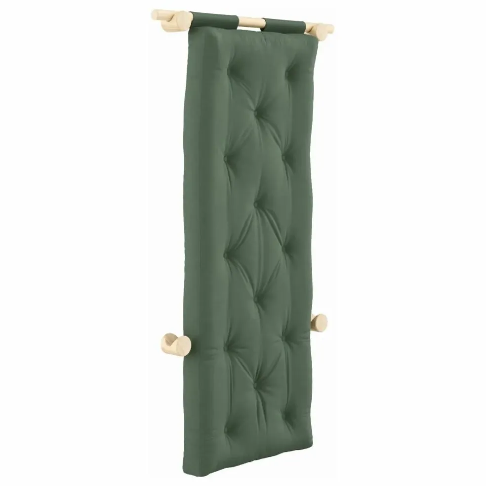 Lit d'appoint Hooked 75x200 cm | Vert olive