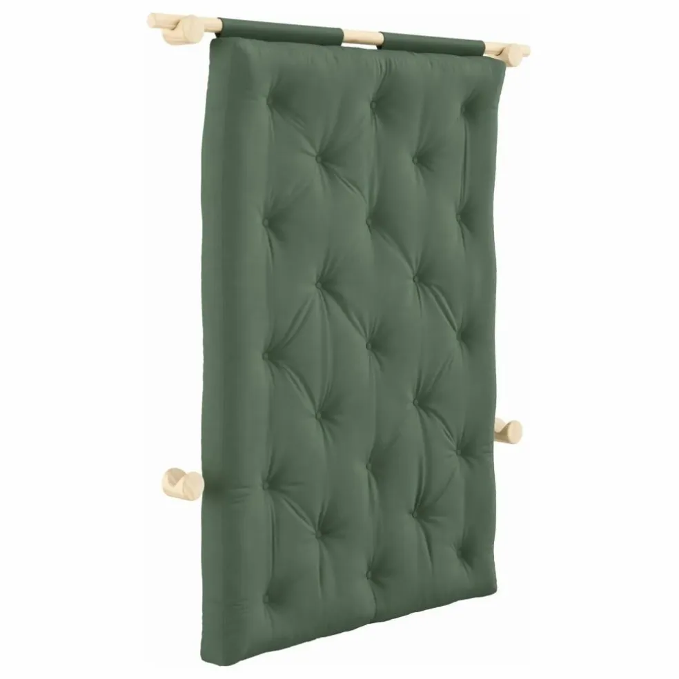 Lit d'appoint Hooked 135x200 cm | Vert olive