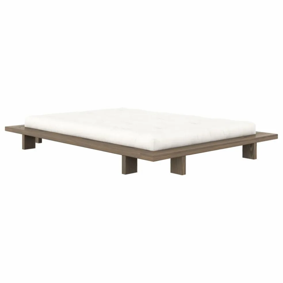 Lit en bois Japan | Brun