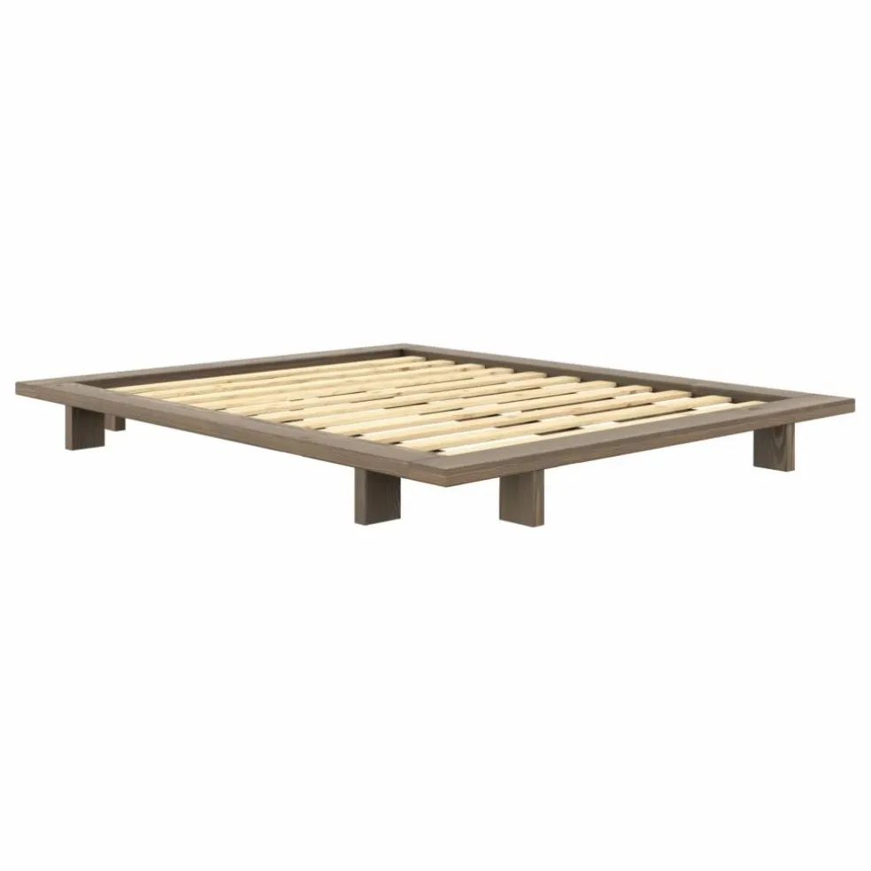 Lit en bois Japan | Brun