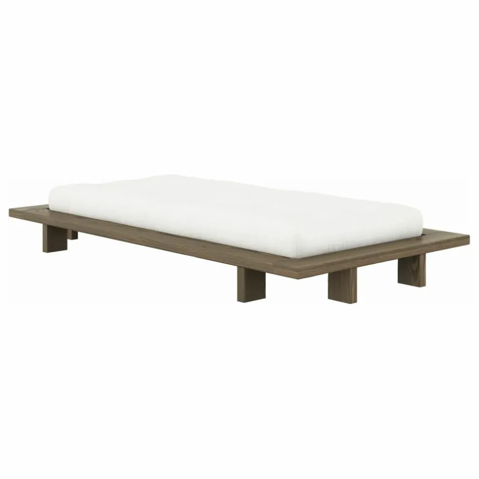 Lit en bois Japan | Brun