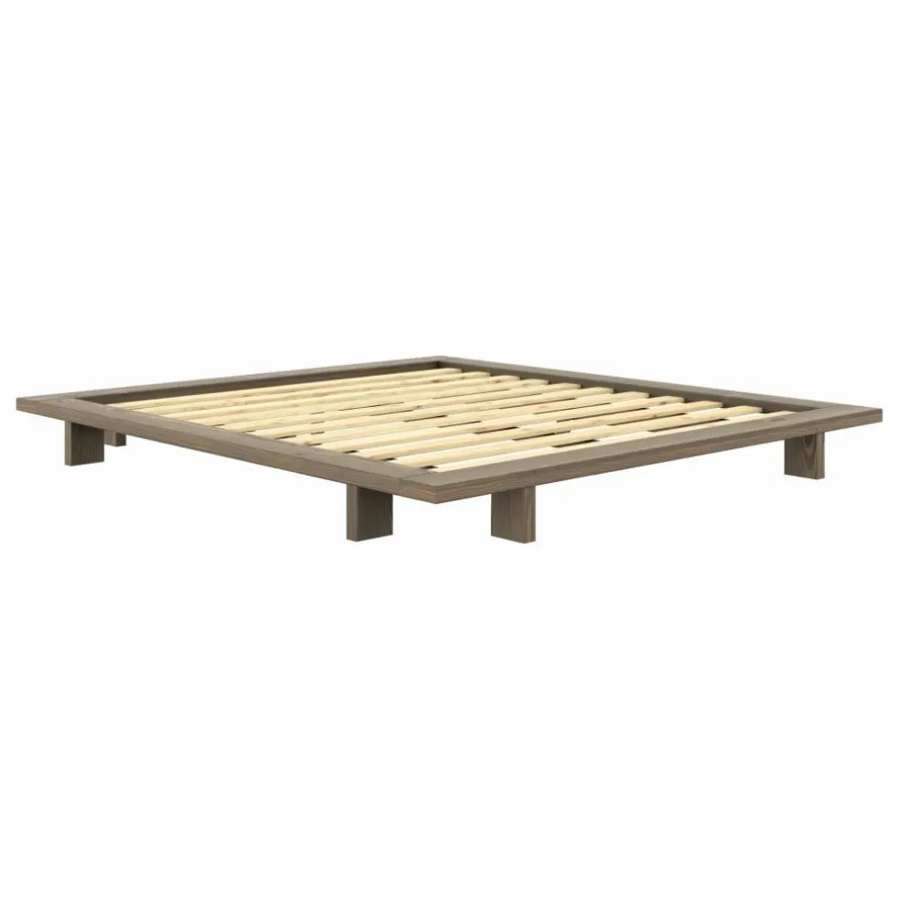 Lit en bois Japan | Brun